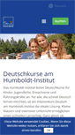 Mobile Screenshot of humboldt-institut.org
